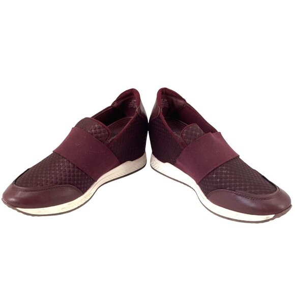 Cliff Wedge Sneakers by Baretraps Jamese Maroon Choose your size 9 - Picture 5 of 7